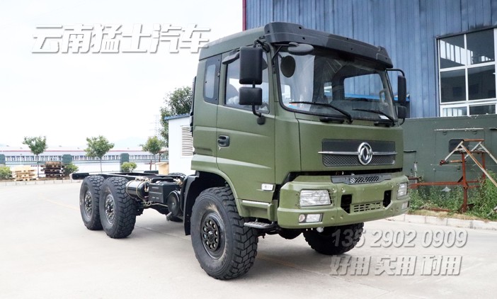 東風天錦六驅,越野專用車底盤,六驅卡車底盤,六驅底盤改裝,出口型底盤車,二類底盤出口