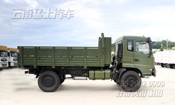 四驅東風天錦,3.5噸載貨車,天錦運兵車,4*4卡車出口,東風天錦配置