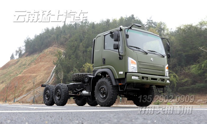 2023新款底盤,越野卡車底盤,中卡底盤,6*6汽車出口,六驅越野底盤
