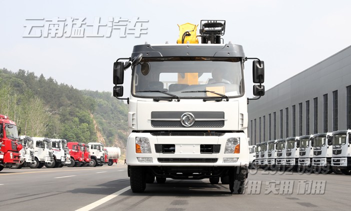 徐工10噸隨車吊,隨車吊改裝廠家,四節臂直臂吊,東風底盤隨車吊,SQ10SK3Q隨車起重運輸車,10噸四節臂吊機