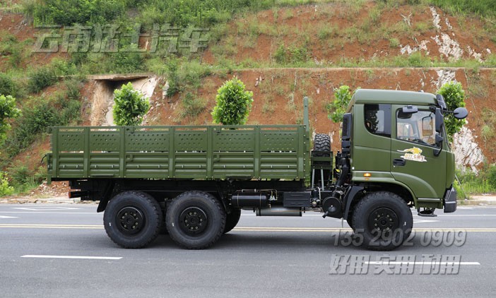 六驅平頭卡車,高性價比卡車,4米8貨箱卡車,越野型貨車,東風卡車銷售