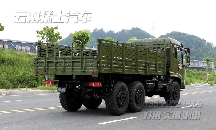 六驅平頭卡車,高性價比卡車,4米8貨箱卡車,越野型貨車,東風卡車銷售