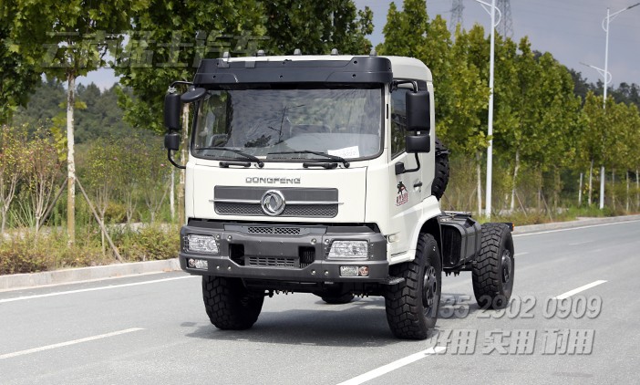 兩軸卡車底盤,出口專用底盤,專用車底盤,越野型卡車底盤,康明斯210馬力底盤,東風4x4底盤