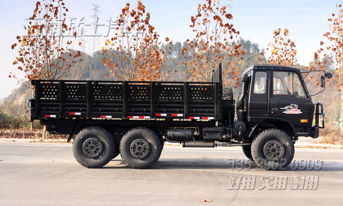 EQ2102G,東風全驅卡車,特種專用車,越野三橋卡車,黑色載貨汽車,全驅特種車