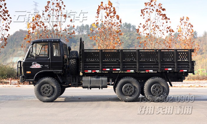 EQ2102G,東風全驅卡車,特種專用車,越野三橋卡車,黑色載貨汽車,全驅特種車