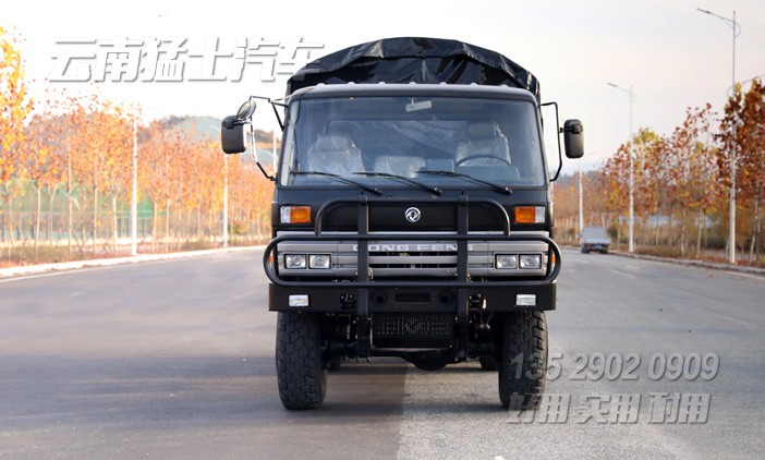 EQ2102,EQ246,東風6*6,黑色卡車出口,運兵車民用版,東風貨車銷售