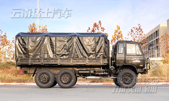 EQ2102,EQ246,東風6*6,黑色卡車出口,運兵車民用版,東風貨車銷售