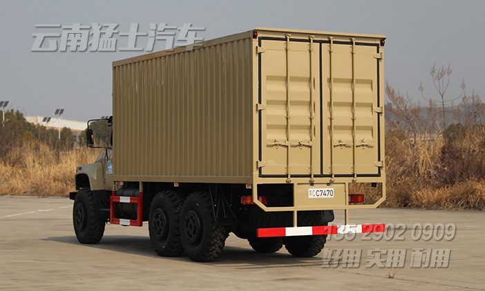 EQ2100越野廂卡,東風6*6廂式車,六驅尖頭卡車,多用途越野專用車,戶外移動辦公車,移動方艙車,野外露營車,瓦楞板廂式車
